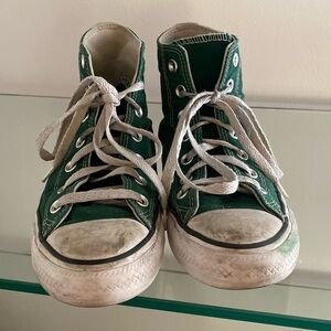 Converse High-Tops in green
